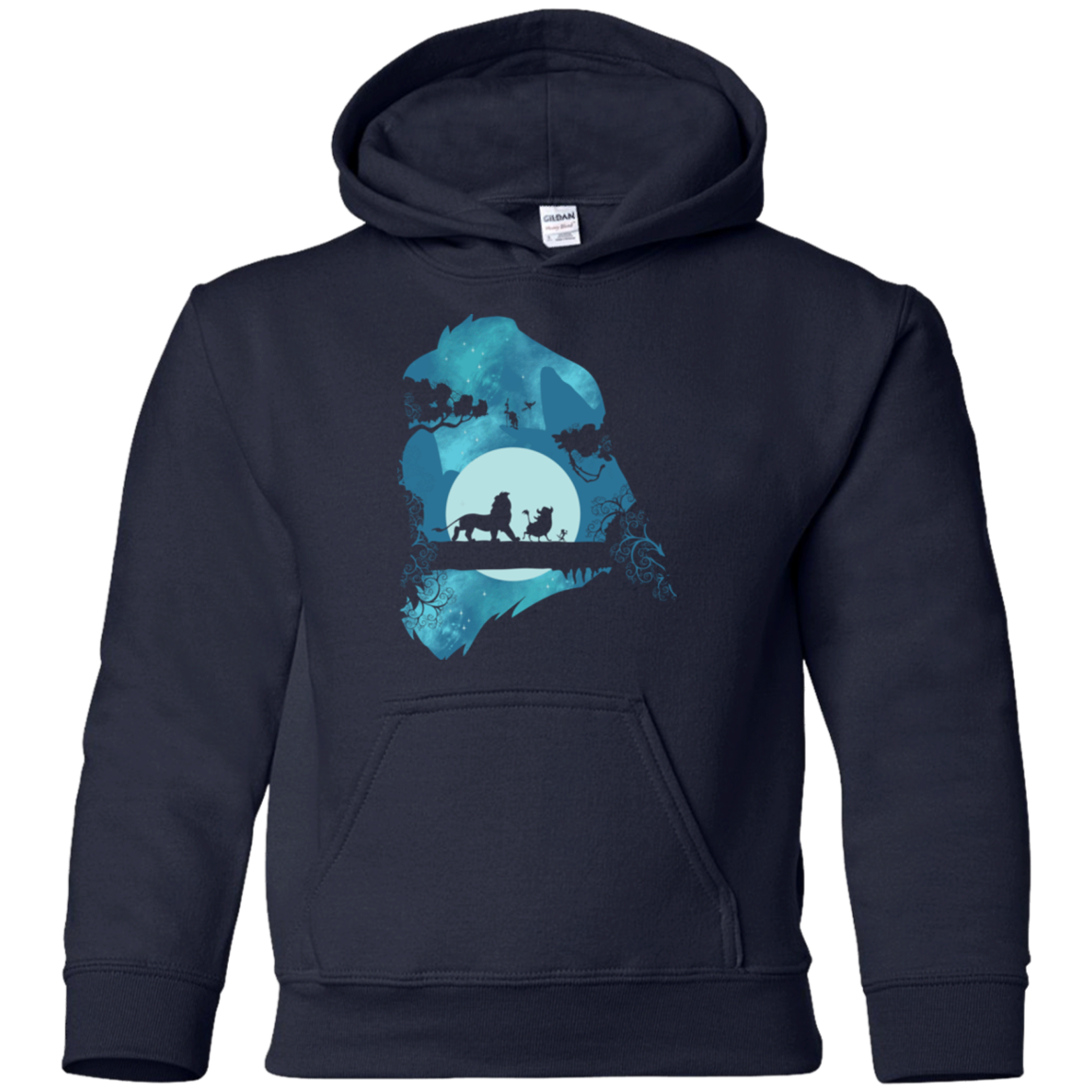 Lion Portrait Youth Hoodie