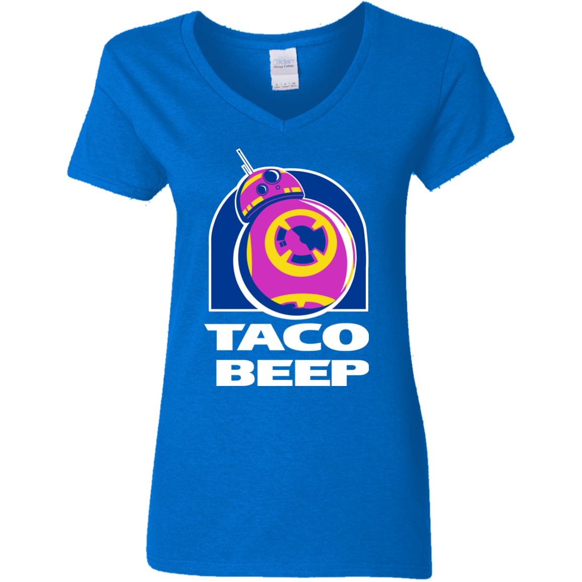 Taco Beep Women's V-Neck T-Shirt