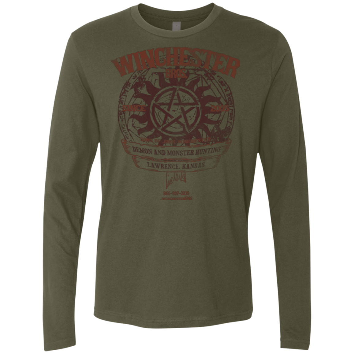 Winchester Bros Men's Premium Long Sleeve
