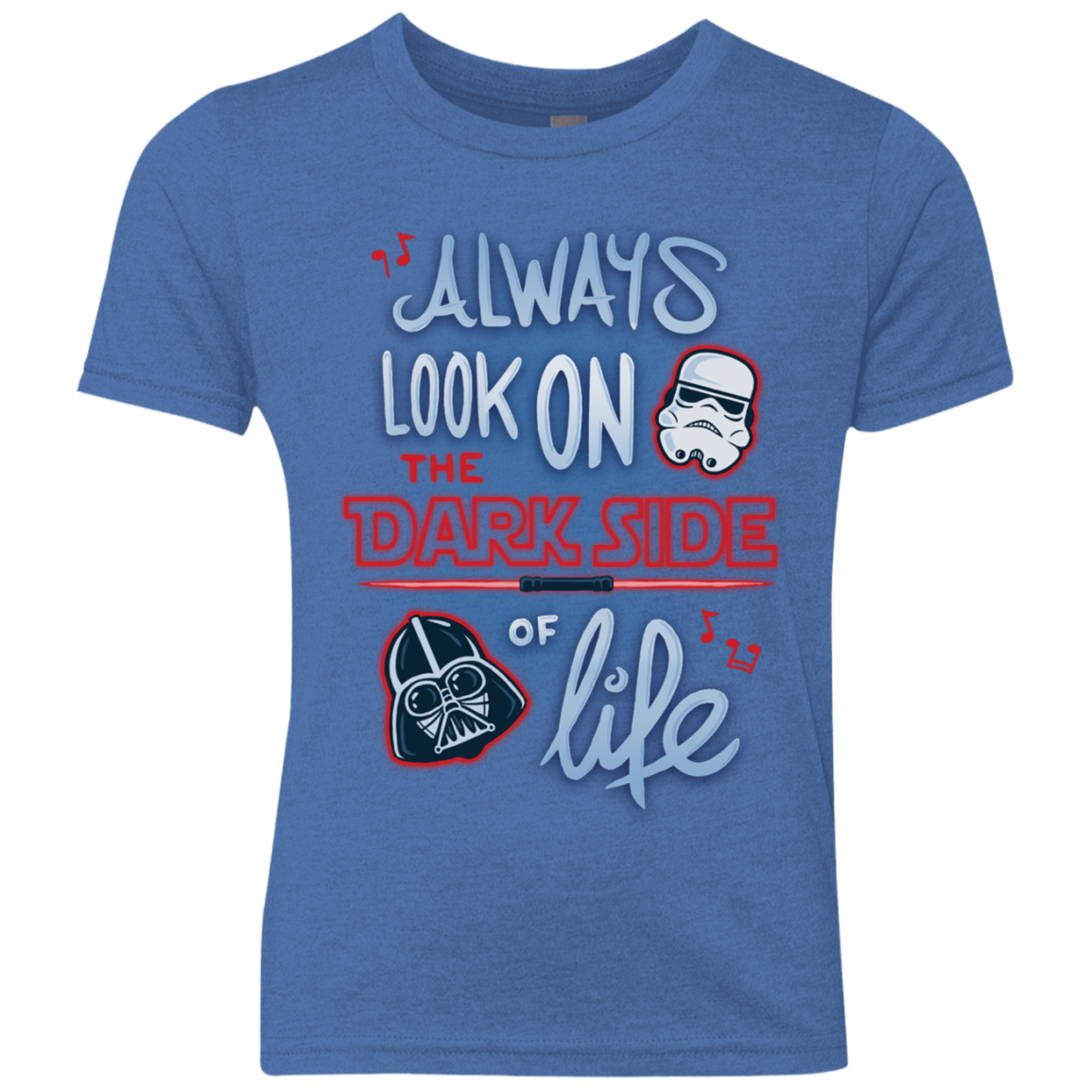Dark Side of Life Youth Triblend T-Shirt