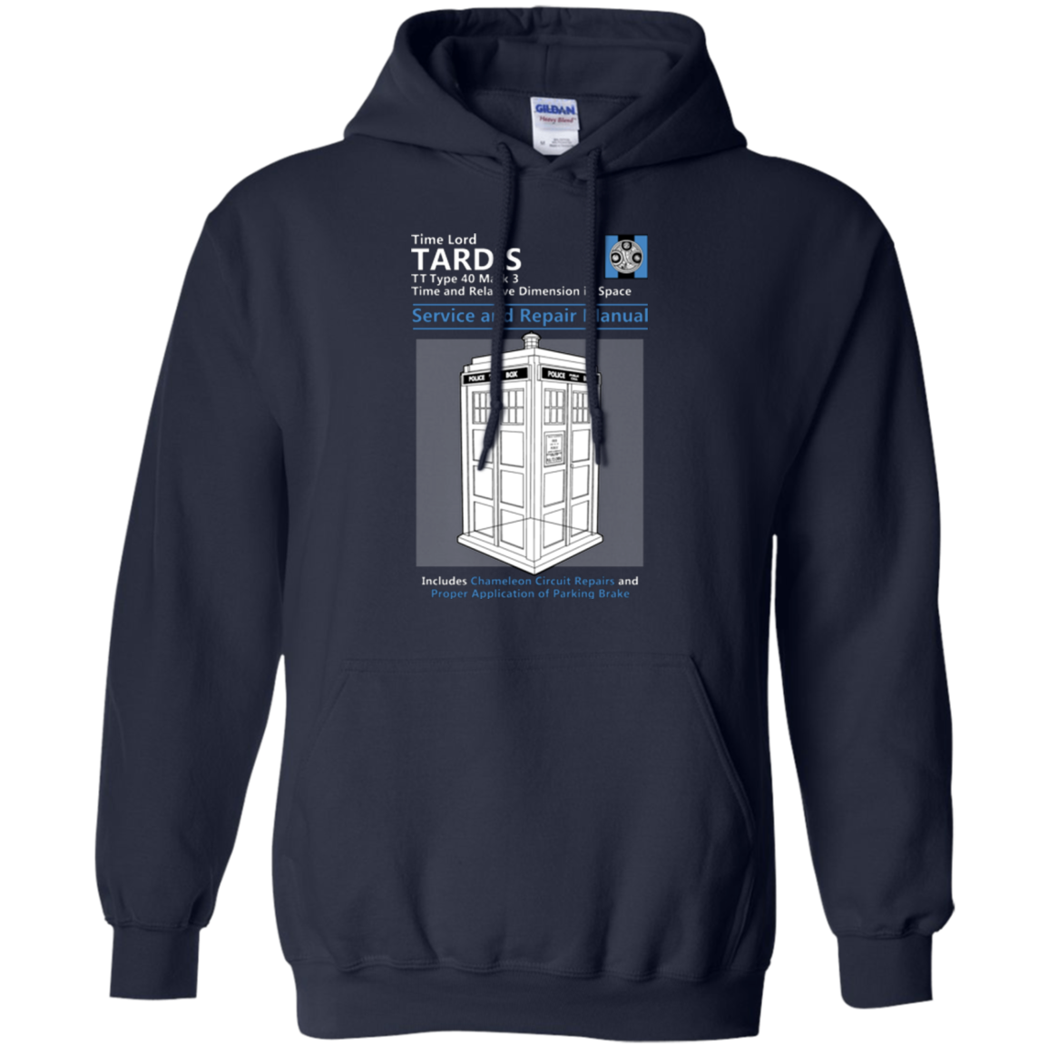 TARDIS SERVICE AND REPAIR MANUAL Pullover Hoodie