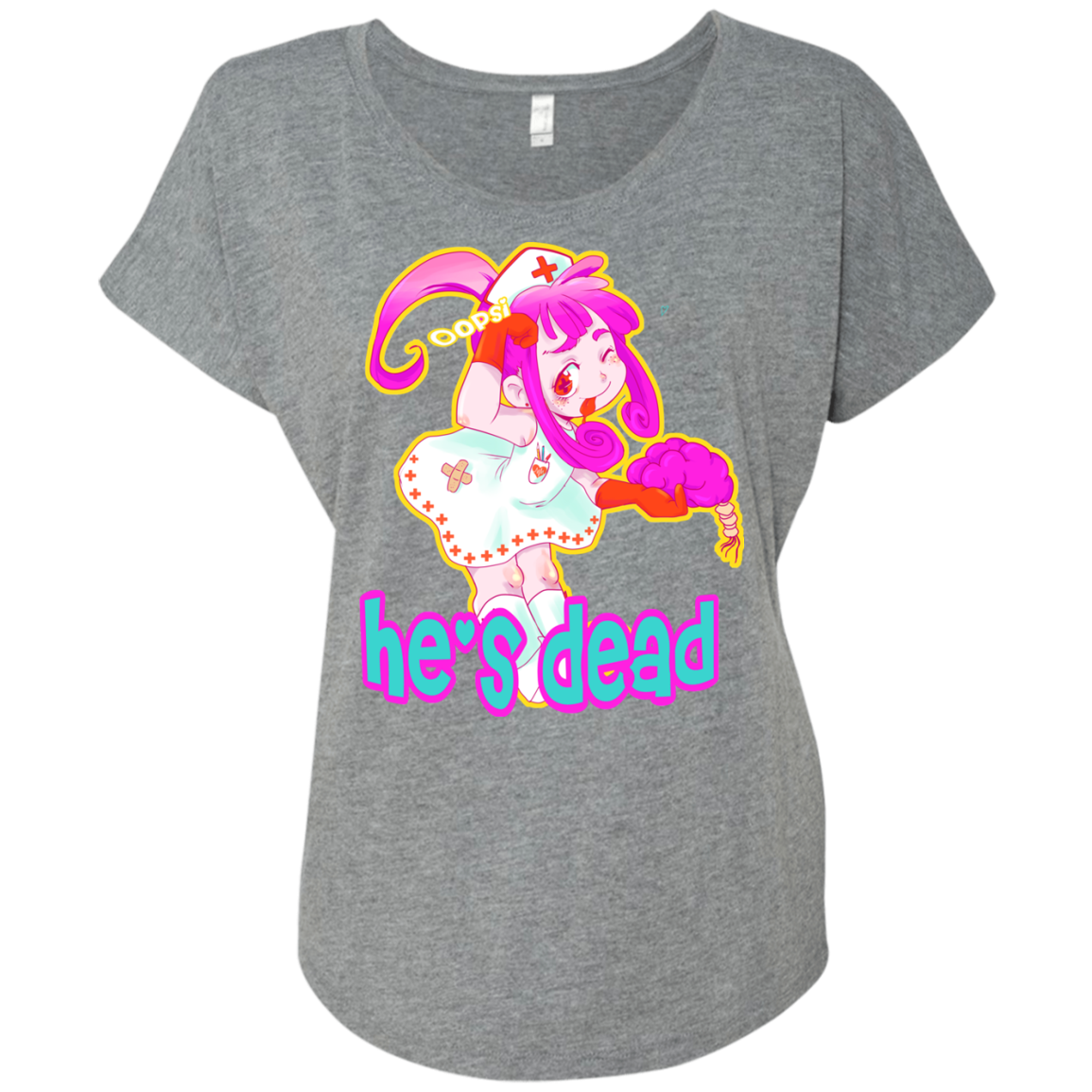 Oopsi Triblend Dolman Sleeve