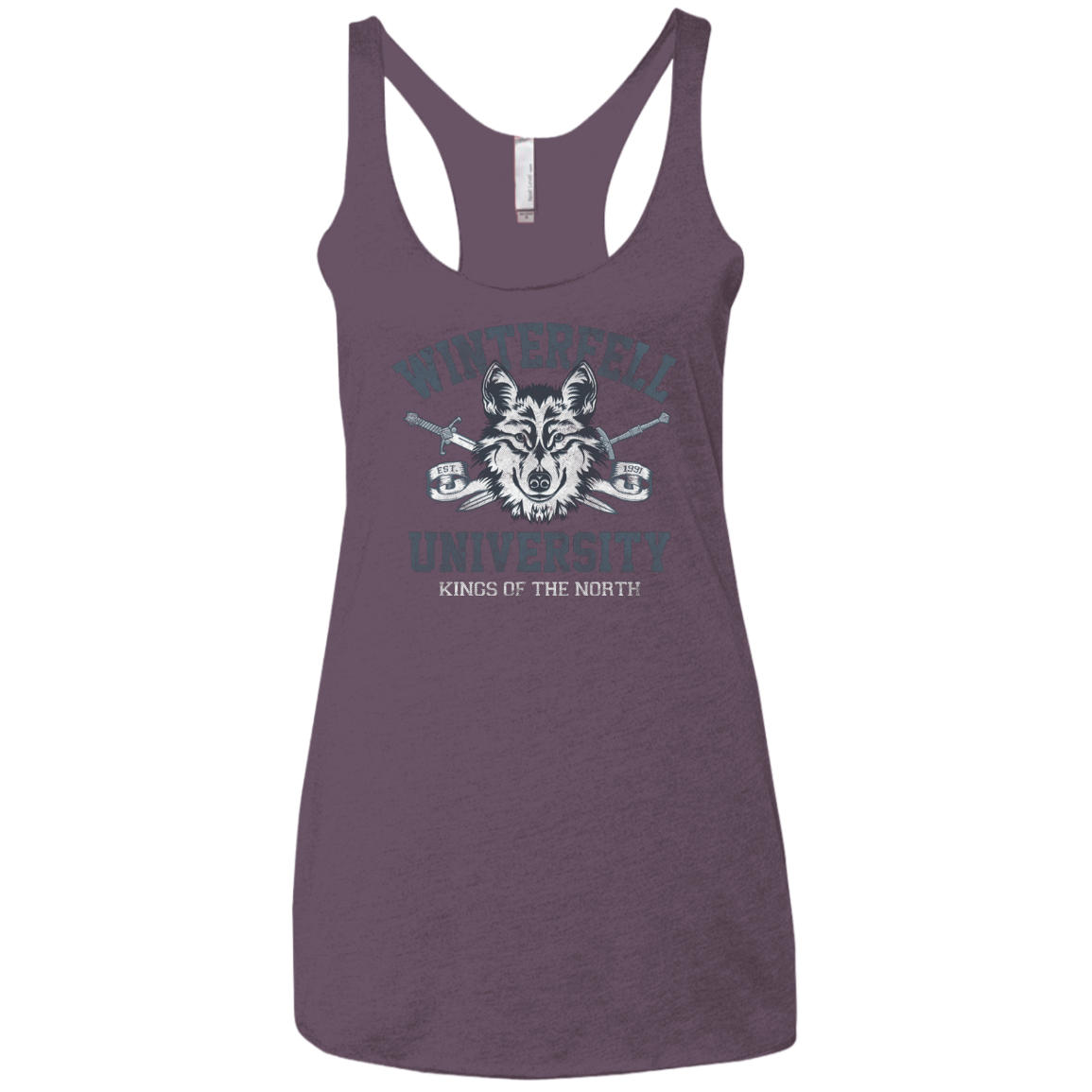 Winterfell U Women's Triblend Racerback Tank