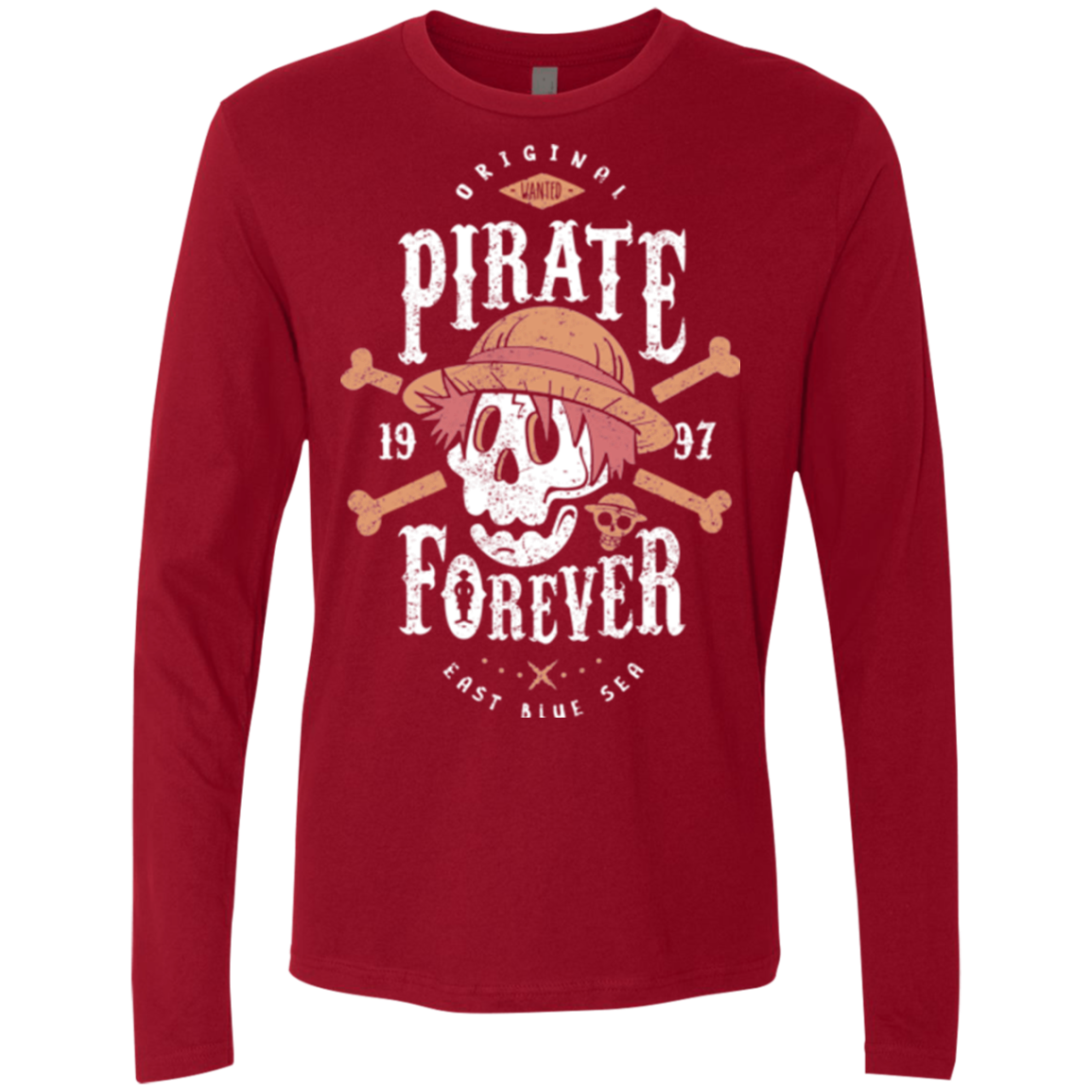 Wanted Pirate Forever Men's Premium Long Sleeve
