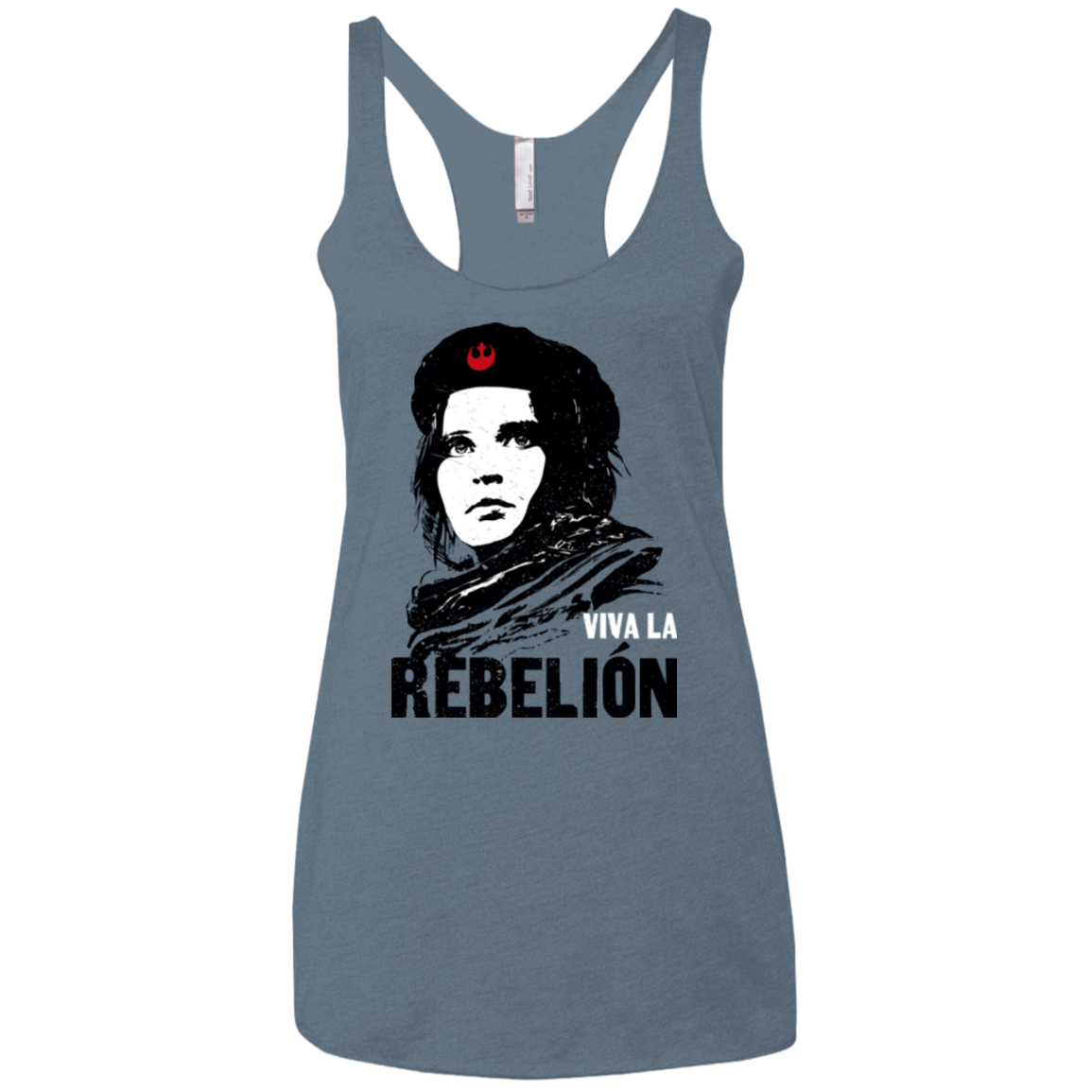 Viva la Rebelion Women's Triblend Racerback Tank