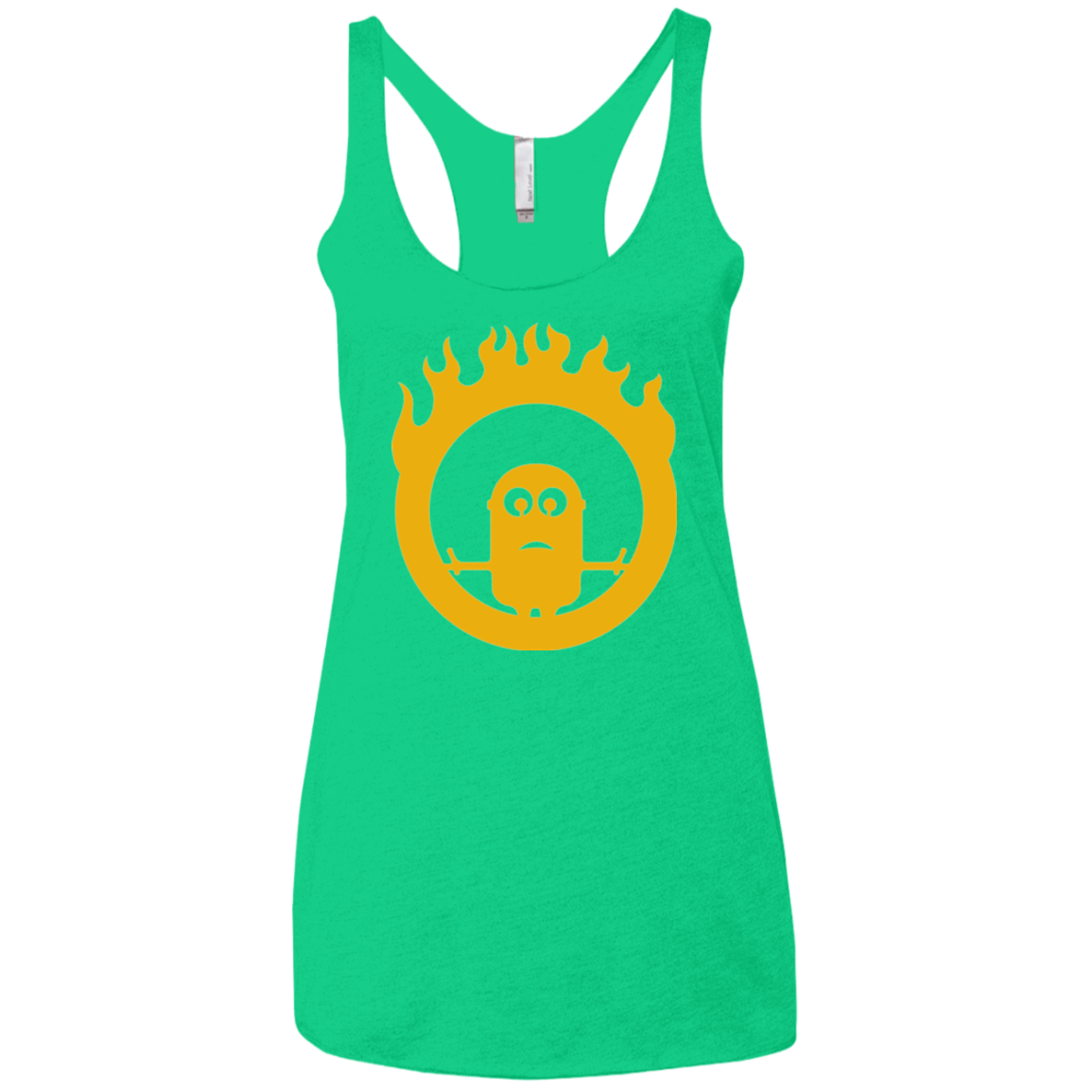 War Minions Women's Triblend Racerback Tank
