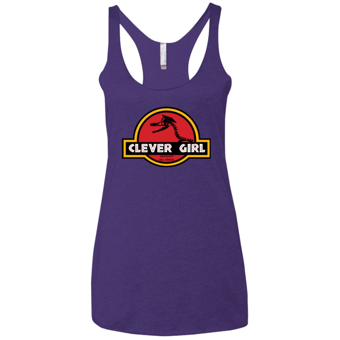 Clever Girl Women's Triblend Racerback Tank