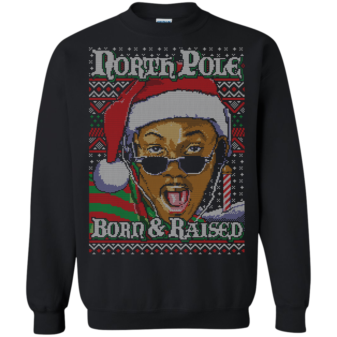 BORN AND RAISED Crewneck Sweatshirt