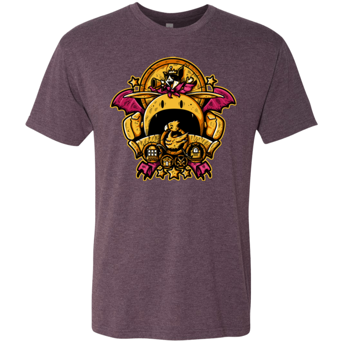 SAUCER CREST Men's Triblend T-Shirt