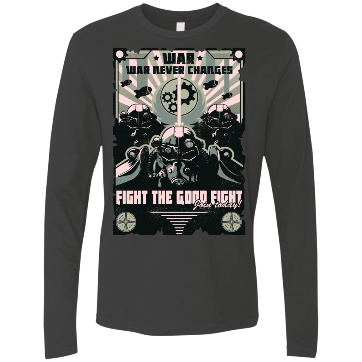 War Never Changes Men's Premium Long Sleeve