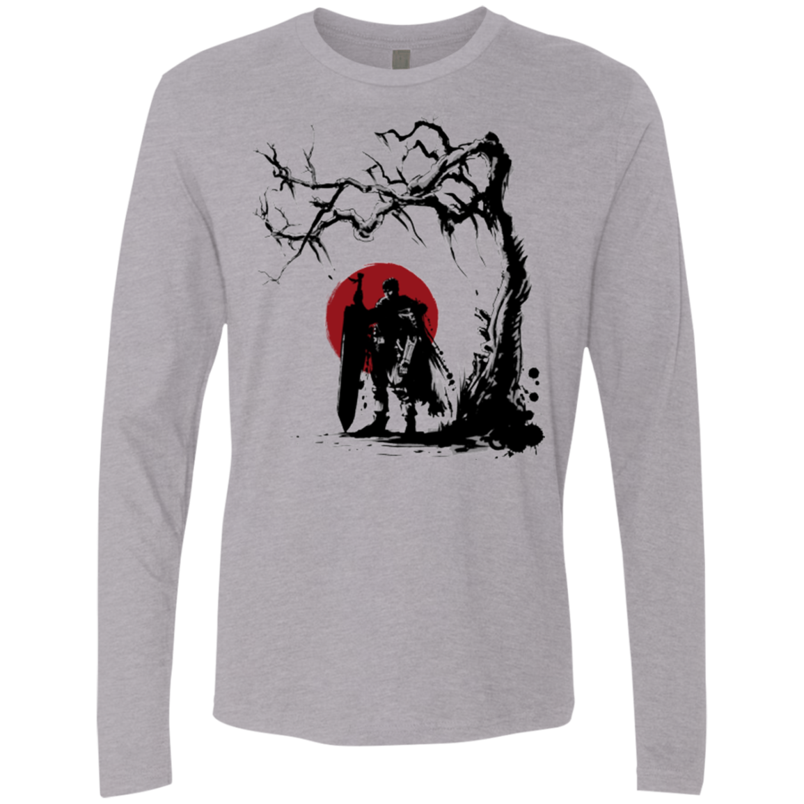 Black Swordsman under the sun Men's Premium Long Sleeve