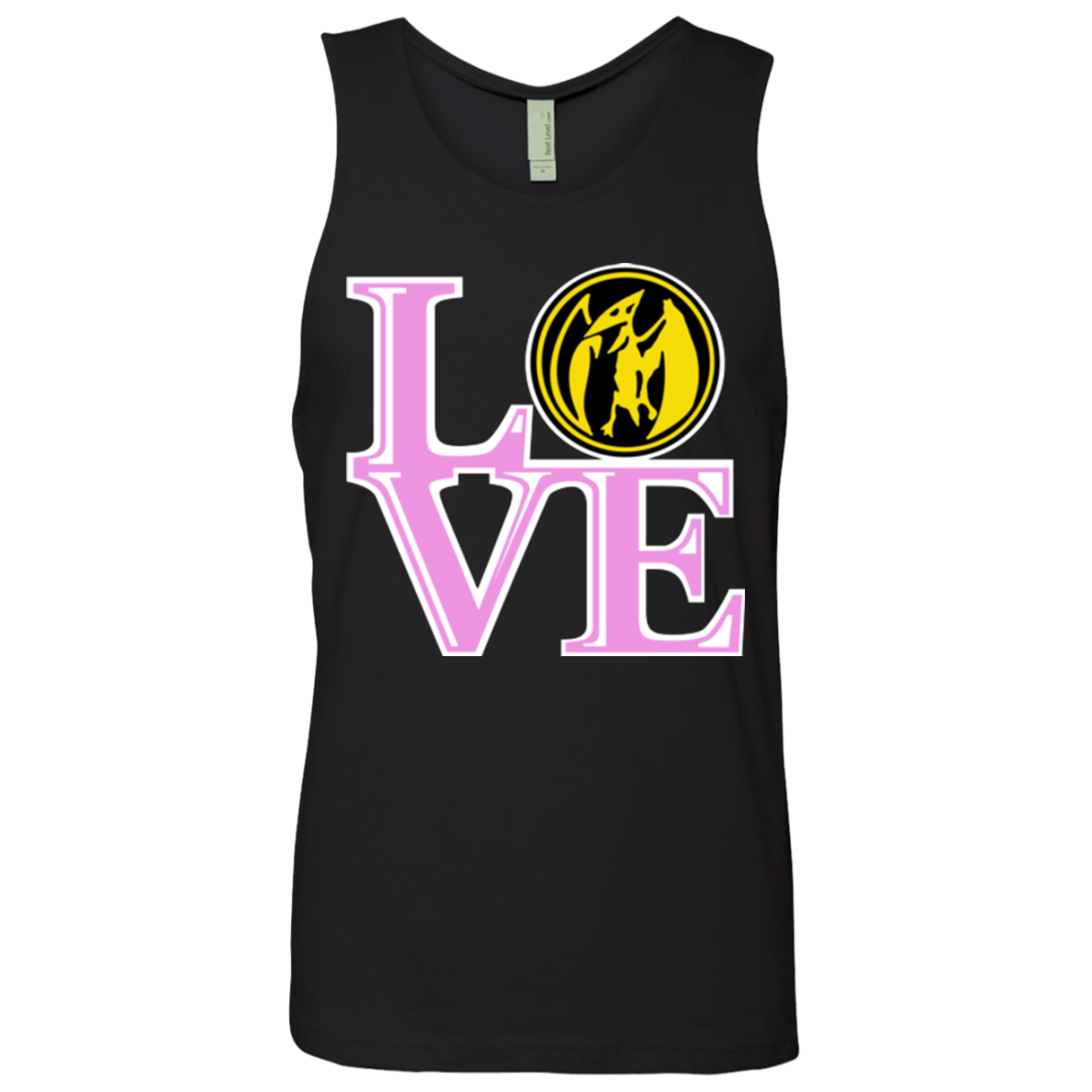 Pink Ranger LOVE Men's Premium Tank Top
