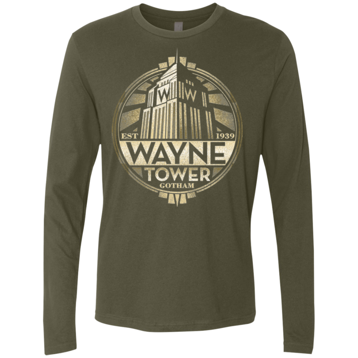 Wayne Tower Men's Premium Long Sleeve