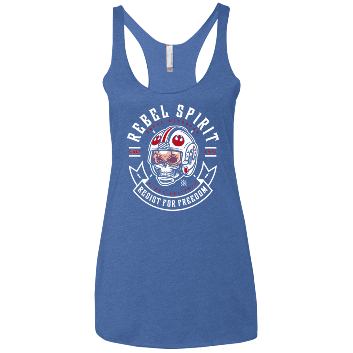 Rebel Since 1977 Women's Triblend Racerback Tank