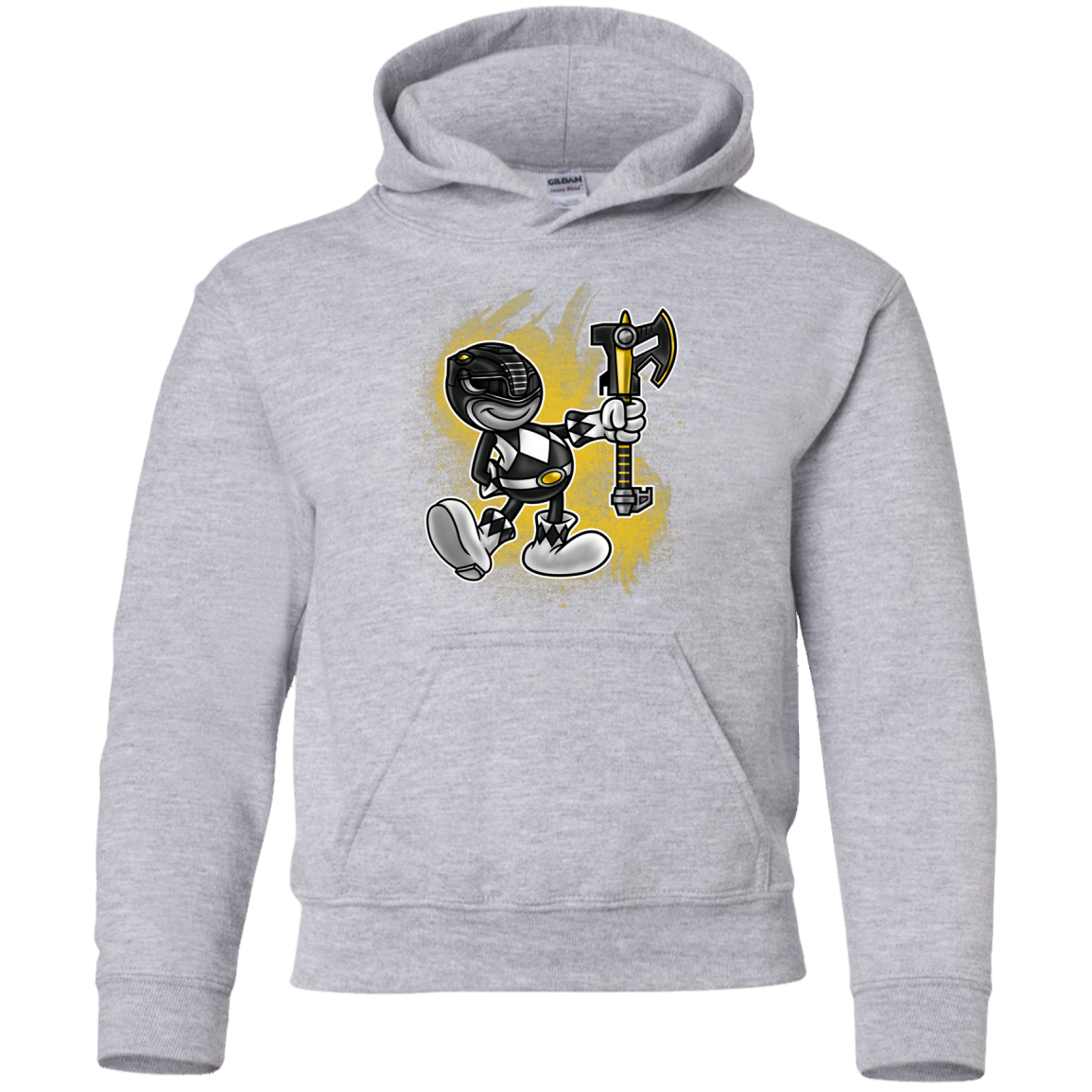 Black Ranger Artwork Youth Hoodie