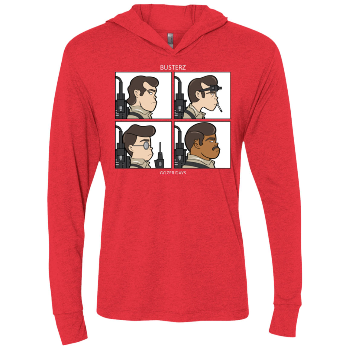 Busterz Triblend Long Sleeve Hoodie Tee