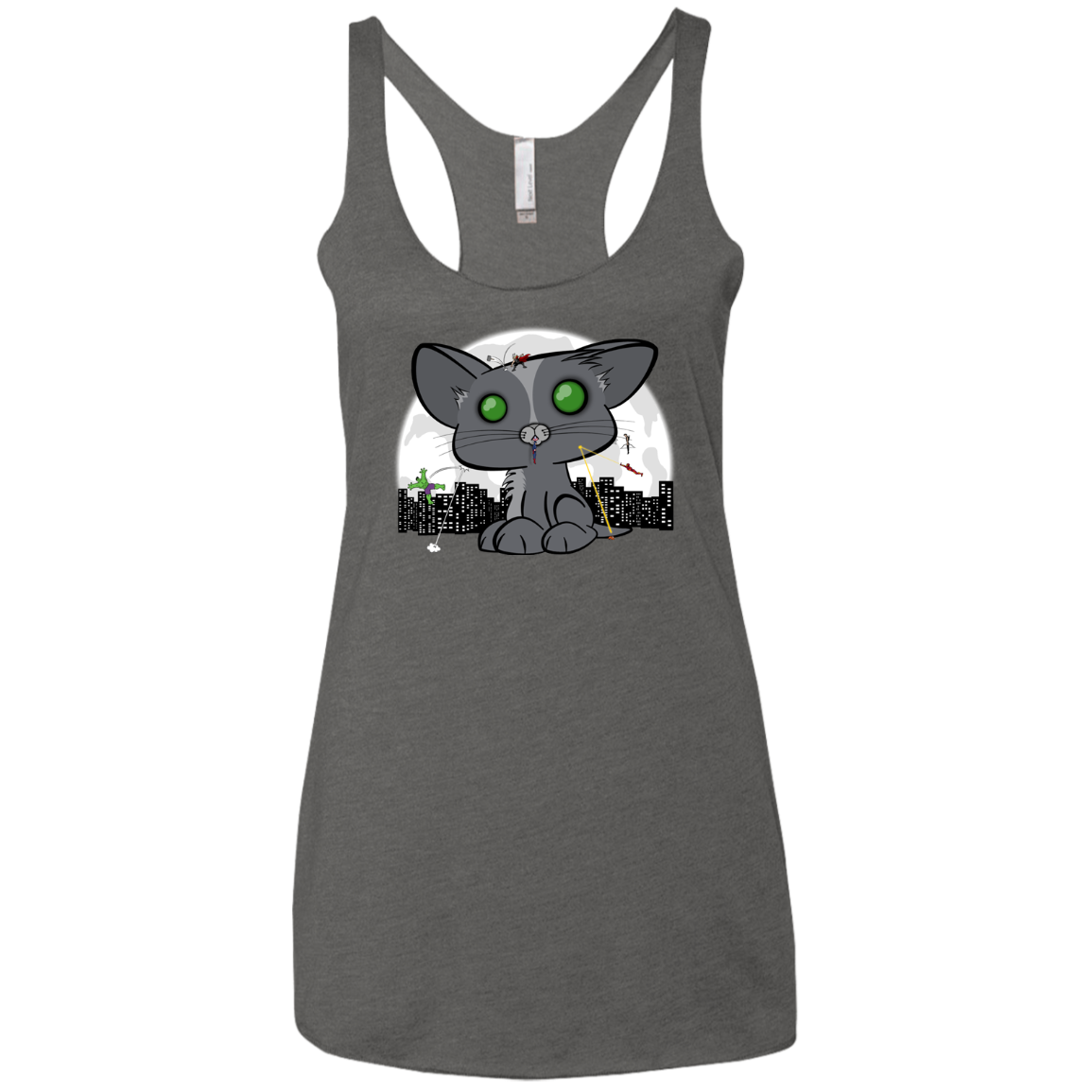 Felinity War Women's Triblend Racerback Tank