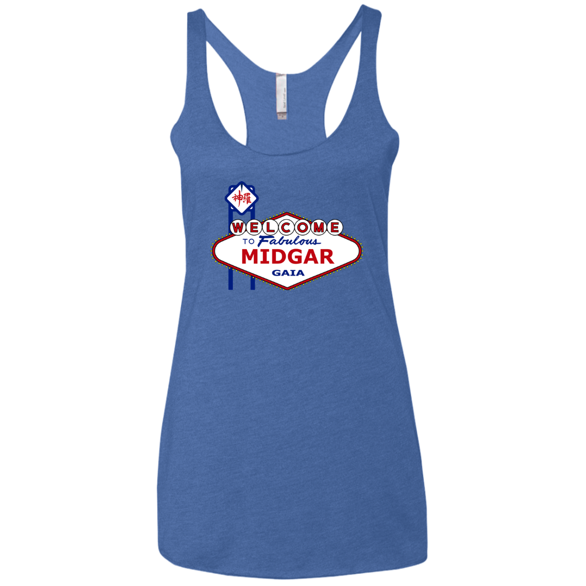 Viva Midgar Women's Triblend Racerback Tank
