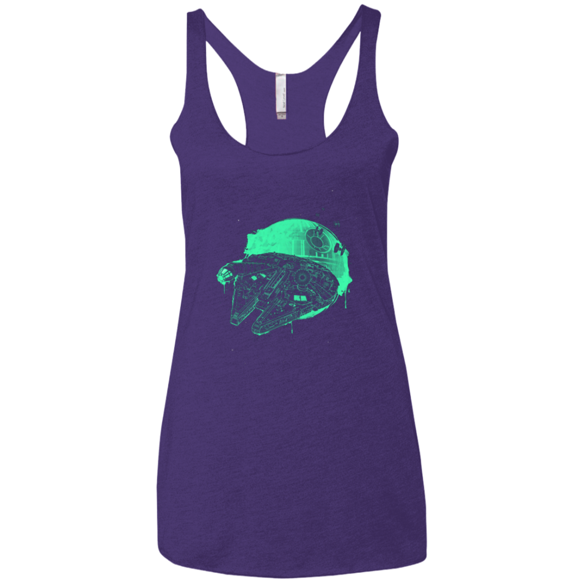 Messy Rescue Women's Triblend Racerback Tank