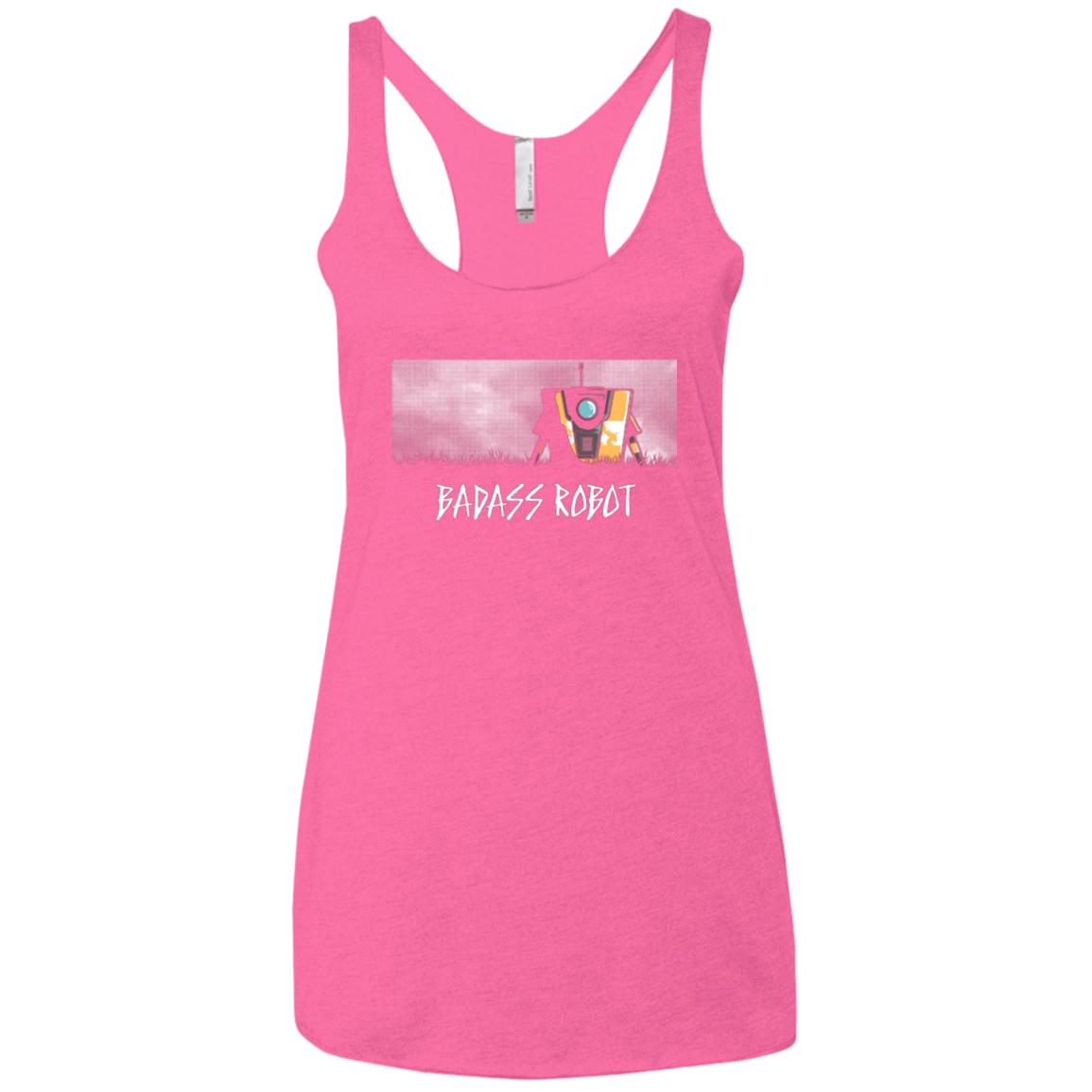 BADASS ROBOT Women's Triblend Racerback Tank
