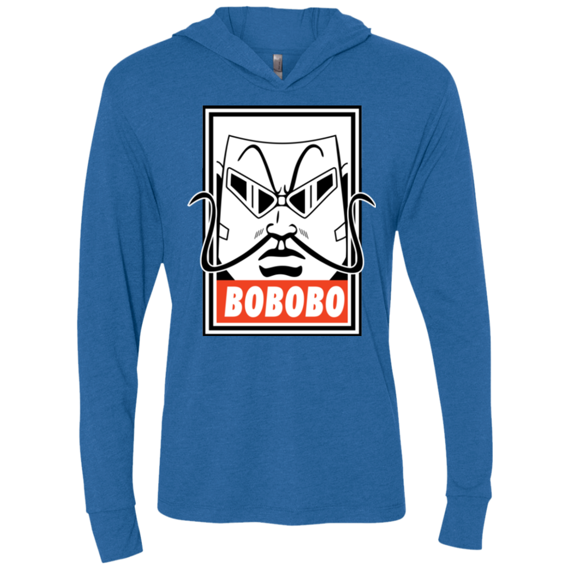 Bobobey Triblend Long Sleeve Hoodie Tee