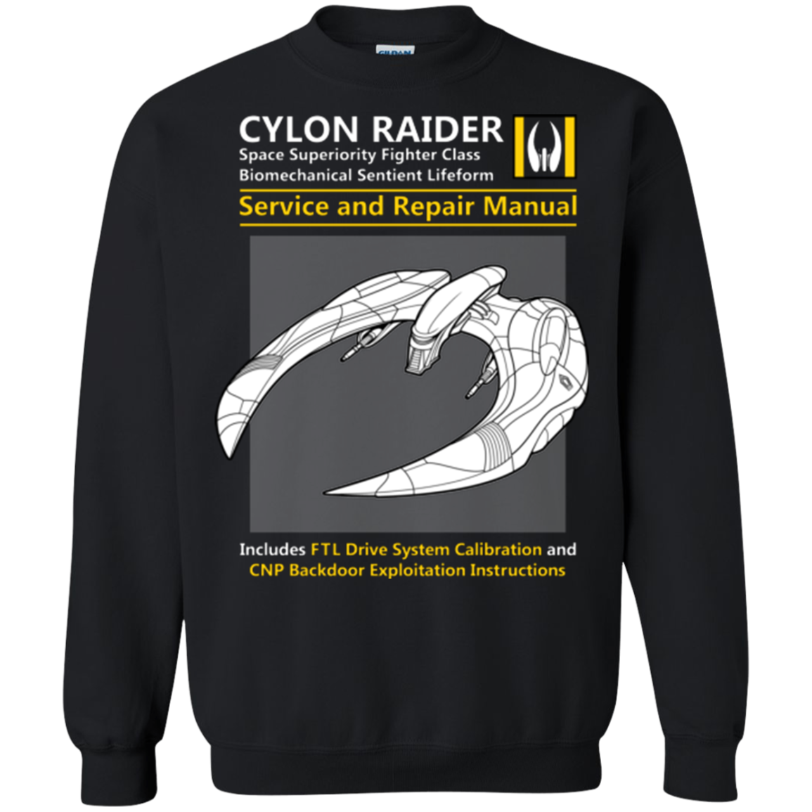 CYLON RAIDER SERVICE & REPAIR MANUAL Crewneck Sweatshirt