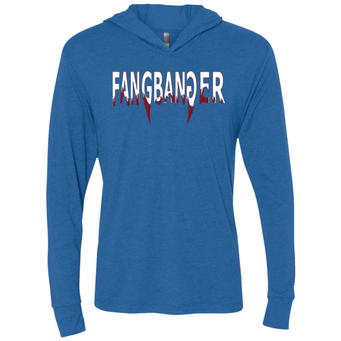 Fangbanger Triblend Long Sleeve Hoodie Tee