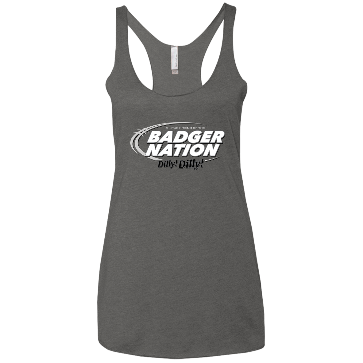 Wisconsin Dilly Dilly Women's Triblend Racerback Tank