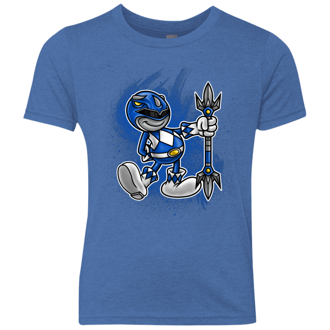 Blue Ranger Artwork Youth Triblend T-Shirt