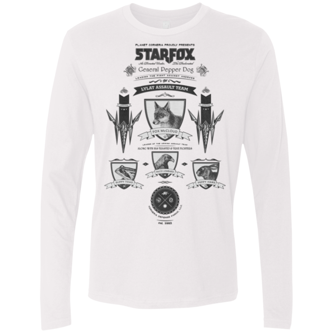 Star Fox Vintage Men's Premium Long Sleeve