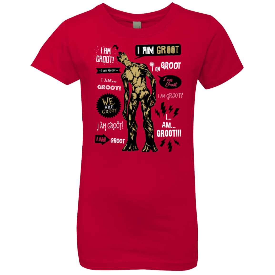 Groot Famous Quotes Girls Premium T-Shirt