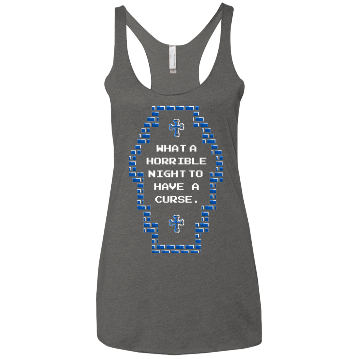 What a Horrible Night Women's Triblend Racerback Tank