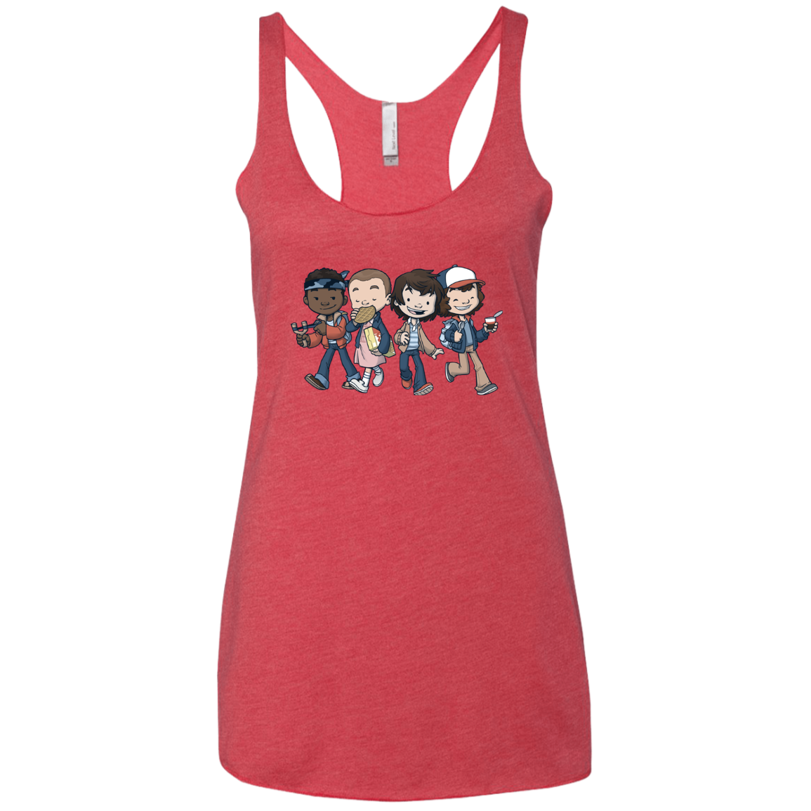 Strange BFF Women's Triblend Racerback Tank