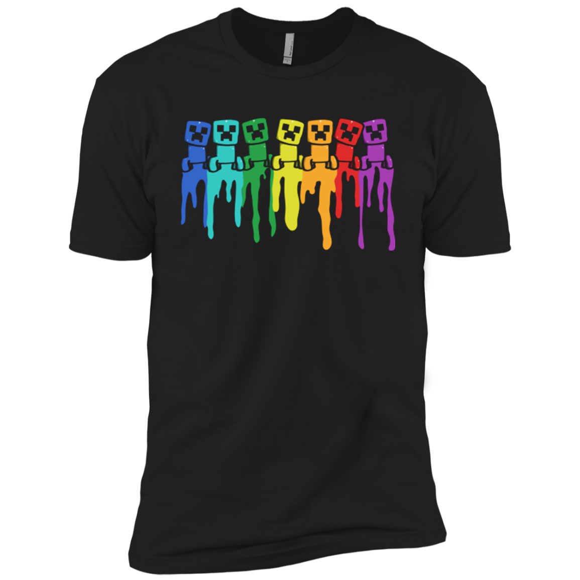 Rainbow Creeps Boys Premium T-Shirt