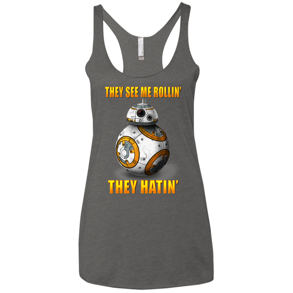 BB8TSMR Women's Triblend Racerback Tank