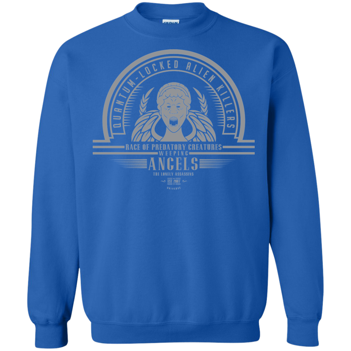 Who Villains Weeping Angels Crewneck Sweatshirt