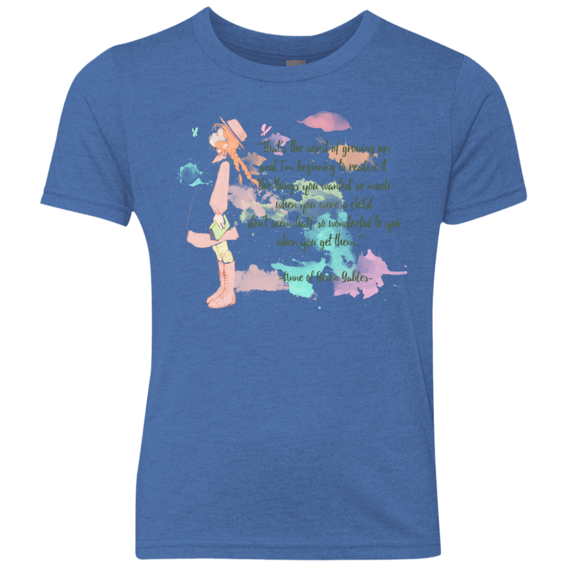Anne of Green Gables 5 Youth Triblend T-Shirt