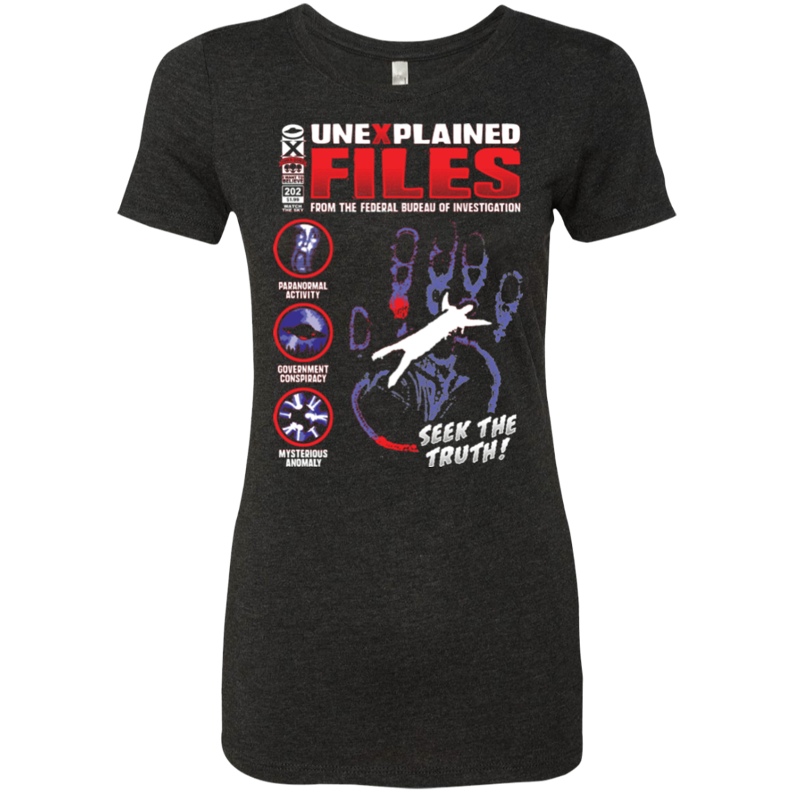 Unexplained Files Women's Triblend T-Shirt