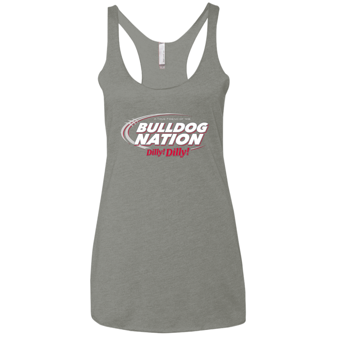 Georgia Dilly Dilly Women's Triblend Racerback Tank