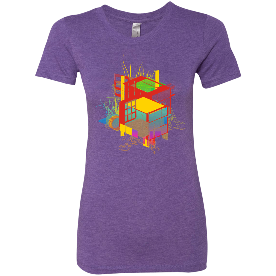 Rubik's Building Women's Triblend T-Shirt
