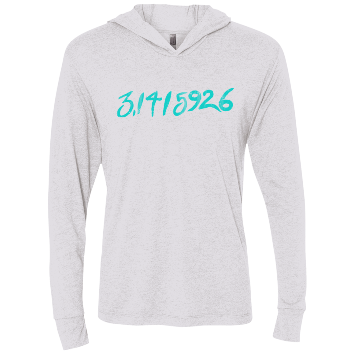 Pi Date Triblend Long Sleeve Hoodie Tee