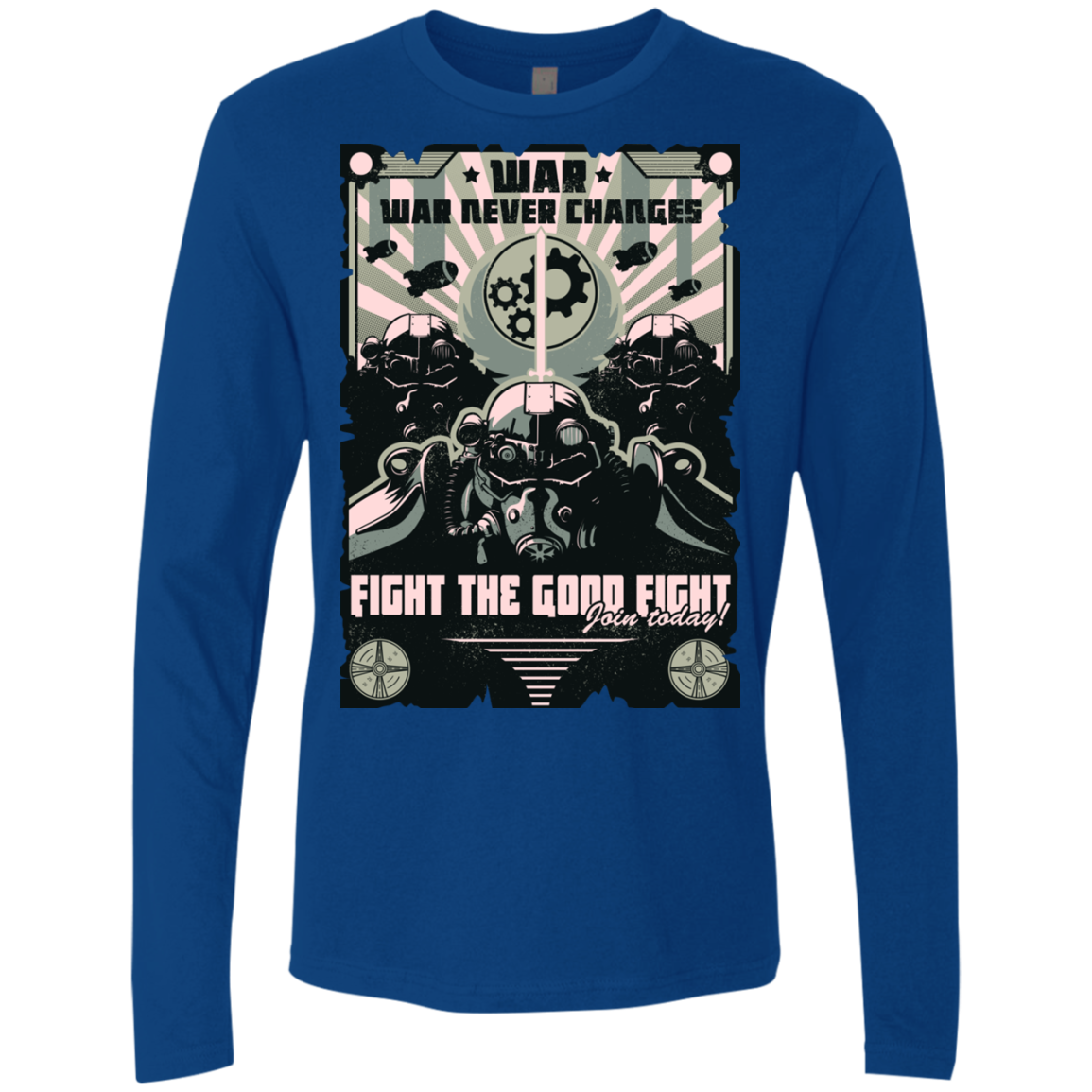 War Never Changes Men's Premium Long Sleeve