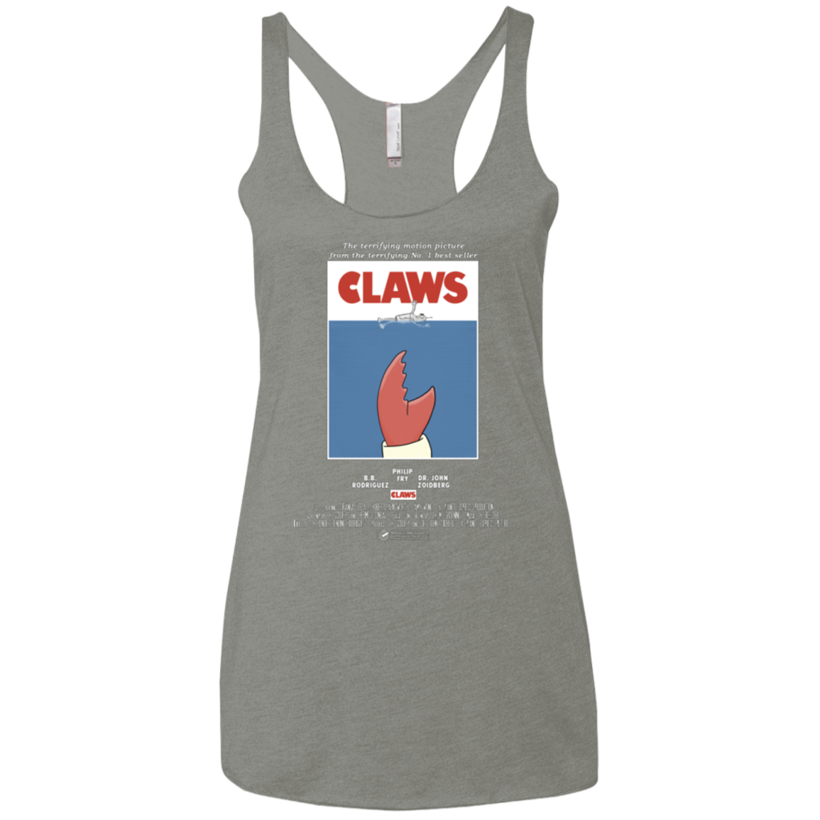 Claws Movie Poster Women's Triblend Racerback Tank