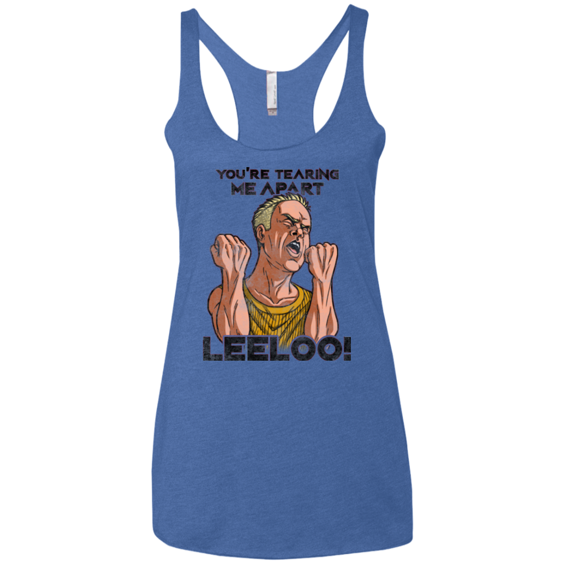 Youre Tearing Me Apart Leeloo Women's Triblend Racerback Tank