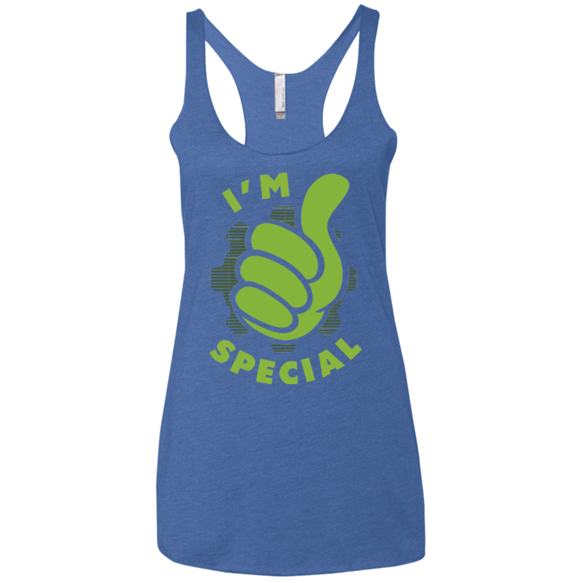 Special Dweller Women's Triblend Racerback Tank