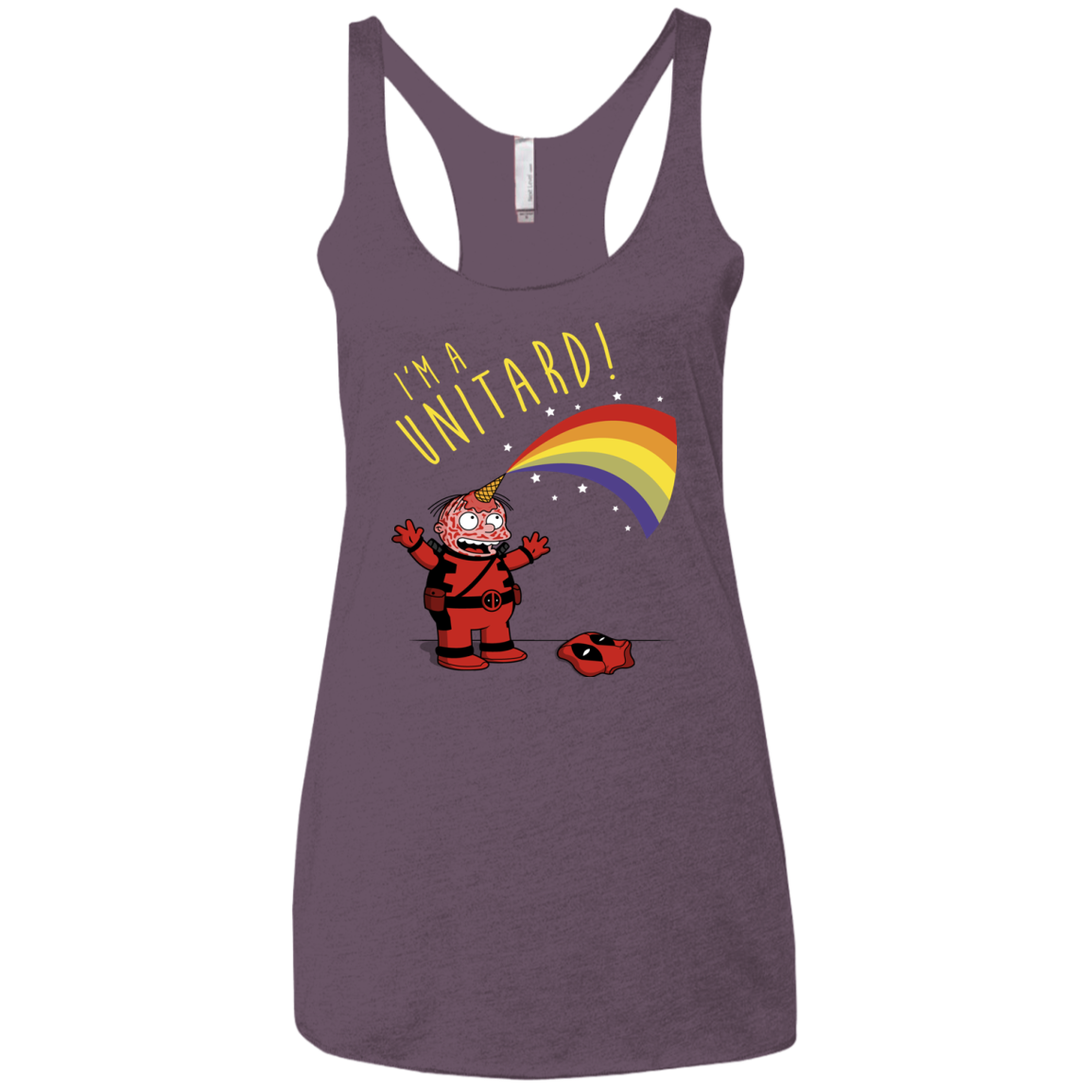 unitard-Raffiti Women's Triblend Racerback Tank