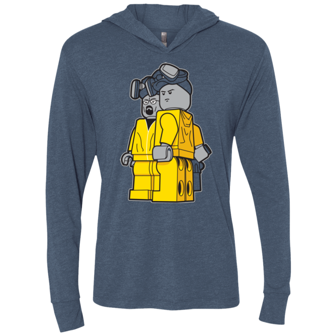 Bricking Bad Triblend Long Sleeve Hoodie Tee