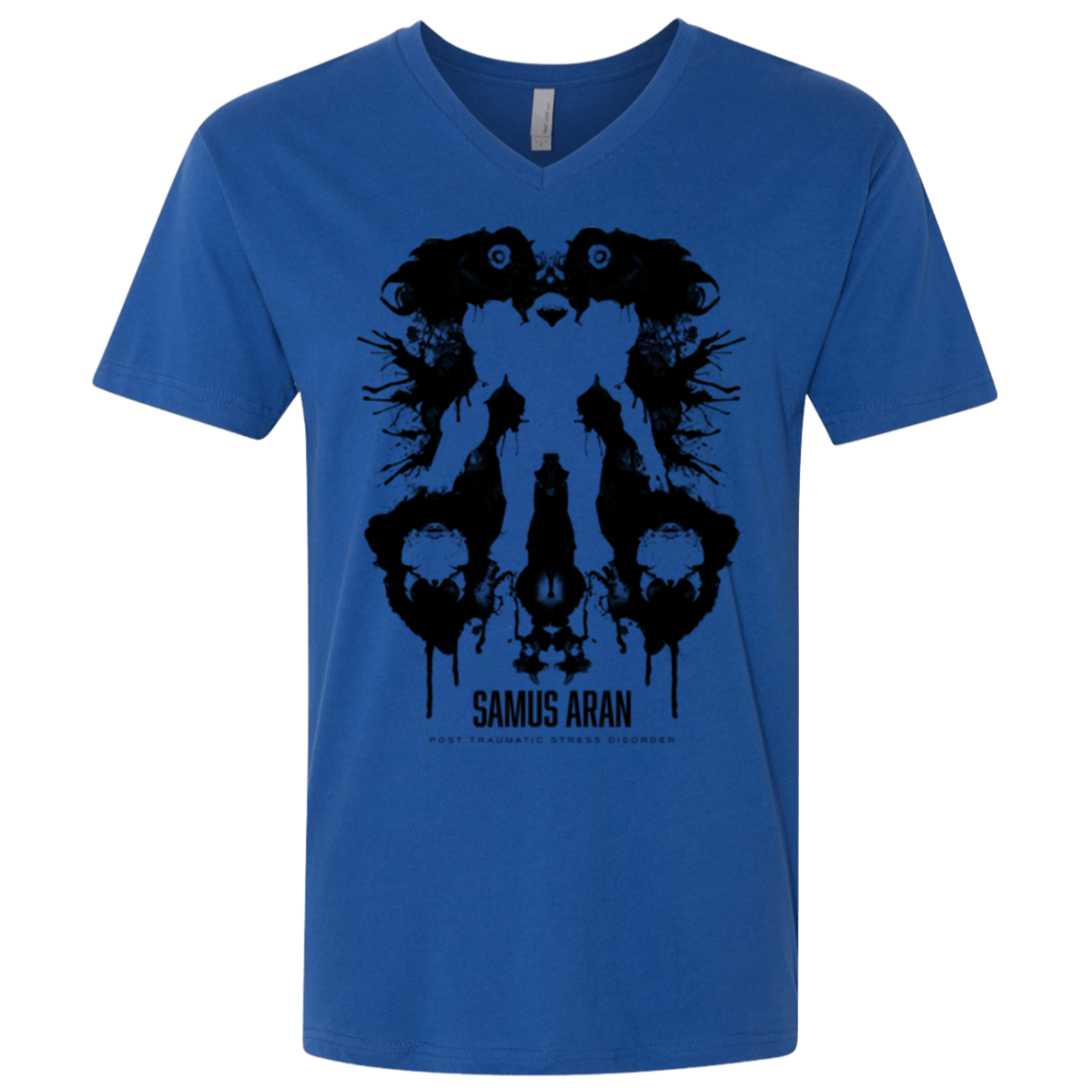 Samus Ink Blot Men's Premium V-Neck