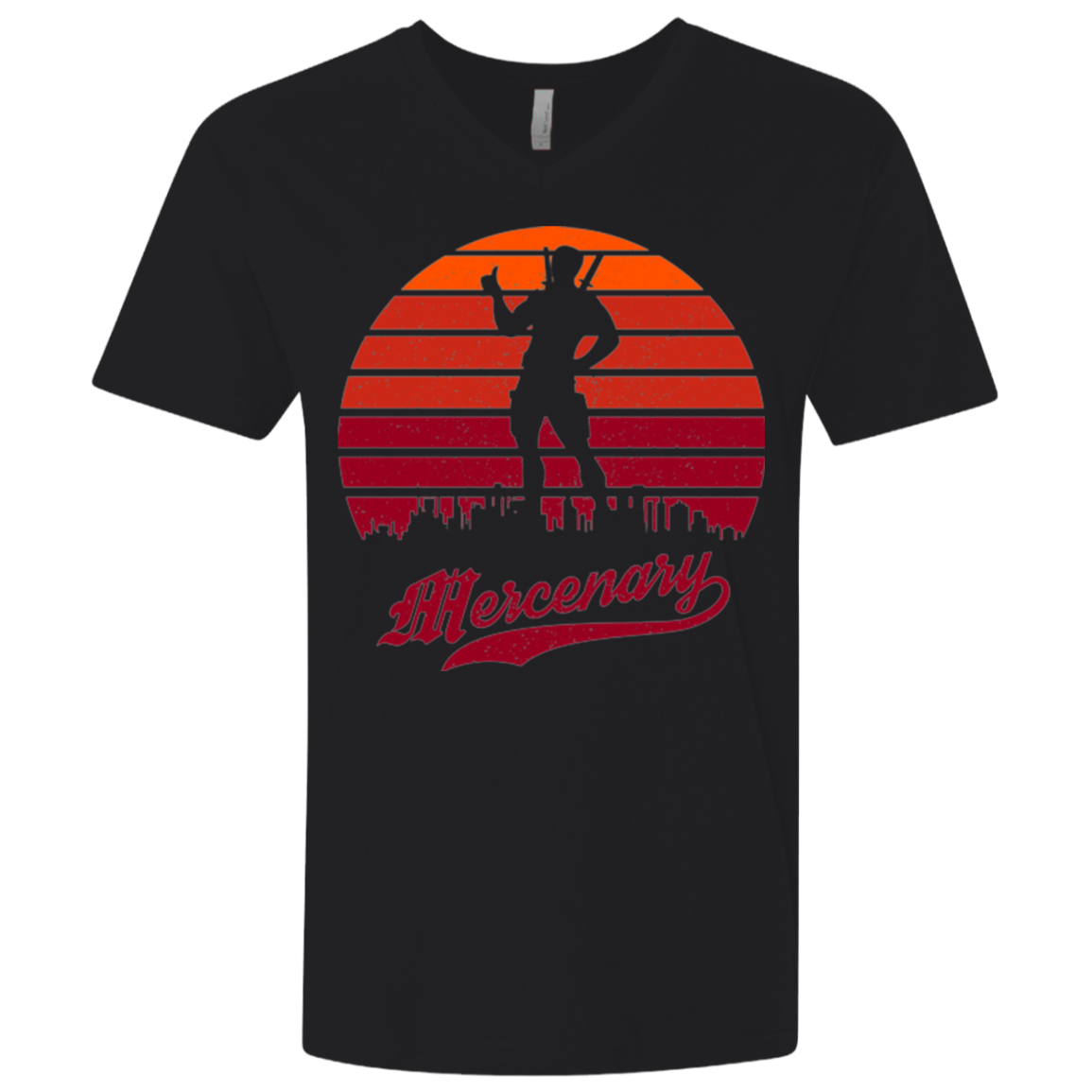 Mercenary SunSet Men's Premium V-Neck