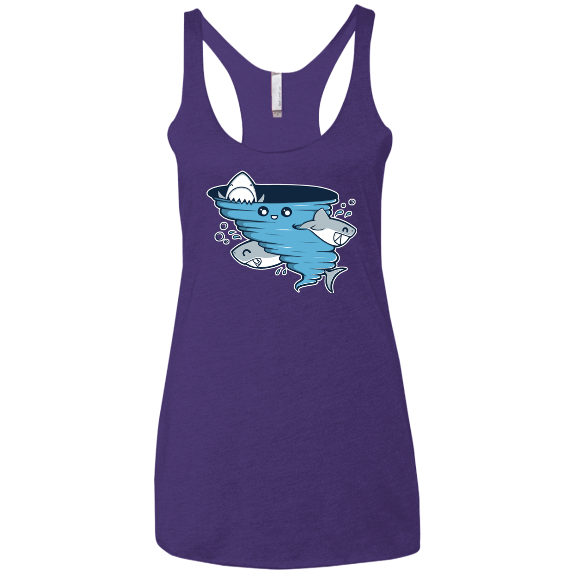 Cutenado Women's Triblend Racerback Tank